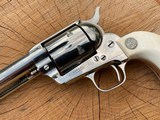 COLT SINGLE ACTION ARMY 1st Gen FACTORY NICKEL - 5 of 10