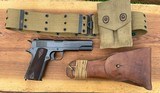 COLT 1911 WW1 US PROPERTY 1917 FULL RIG - 1 of 15