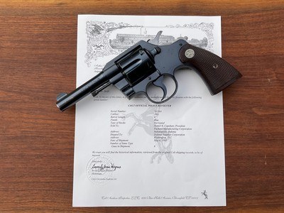 COLT Official Police 4” Wartime WW2 shipped