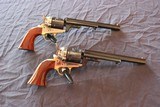 Matching Pair of Cimarron/Uberti 1851 Navy "Richards Mason" Conversion Pistols, 7.5" - .38 Special - 2 of 13