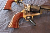 Matching Pair of Cimarron/Uberti 1851 Navy "Richards Mason" Conversion Pistols, 7.5" - .38 Special - 5 of 13