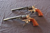 Matching Pair of Cimarron/Uberti 1851 Navy "Richards Mason" Conversion Pistols, 7.5" - .38 Special - 1 of 13