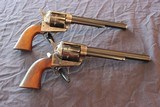 Matching Pair of Cimarron/Uberti SA Frontier Pistols, 7.5" Barrels - .357 Magnum - 1 of 13
