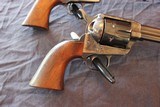Matching Pair of Cimarron/Uberti SA Frontier Pistols, 7.5" Barrels - .357 Magnum - 2 of 13
