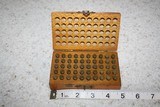 Camp Perry Cartridge Box, Maplewood, NJ, 50 rounds original .22 long rifle ammo included in box - 4 of 8