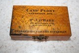 Camp Perry Cartridge Box, Maplewood, NJ, 50 rounds original .22 long rifle ammo included in box - 1 of 8