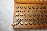 Camp Perry Cartridge Box, Maplewood, NJ, 50 rounds original .22 long rifle ammo included in box - 6 of 8