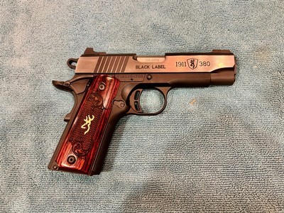 Browning 1911 380 Black Label Pro Medallion Compact