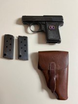 Walther Model 9 First Variant with NOS AKAH holster and Extra Magazine 25 ACP in Excellent Condition - 3 of 6