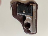 Very Rare Mauser WTP II Nickel Plated in Excellent Condition with Manual and Pouch - 6 of 11