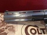 COLT ANACONDA 44 MAGNUM 6 INCH STAINLESS NEW UNFIRED IN THE BOX. - 5 of 12