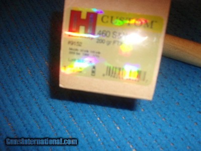HORNADY
460 S&W