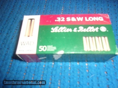 .32 S&W LONG
WAD CUTTER