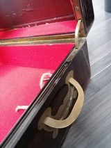 Box XIX' century Napoleon III Ebony and brass veneering - 7 of 14