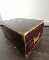 Box XIX' century Napoleon III Ebony and brass veneering - 2 of 14