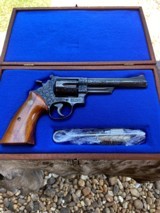 SMITH & WESSON MODEL 25-5/45 COLT A FACTORY ENGRAVED - 1 of 15