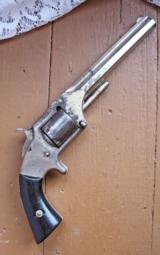 Nickel Plated Antique Smith & Wesson #2 Army revolver
RJT# 2878 -
$995.00 - 1 of 12