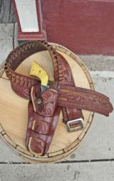 Heiser holster with matching Lawrence cartridge belt- 2 of 12