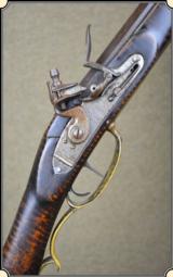 Custom made .40 cal. Kentucky flintlock rifle - 1 of 15