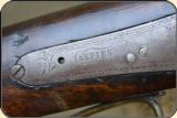 Original .38 cal Plains rifle. maker Spies - 10 of 14