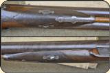 Engraved 12ga double barrel percussion shotgun. Look - 10 of 15