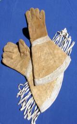 Gloves - Indian Beaded Wild West Gauntlets Gloves
- 7 of 8