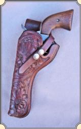 George Lawrence Company floral left hand holster - 1 of 4