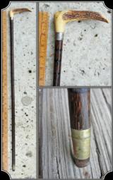 Stag Handled Walking Cane - 5 of 5