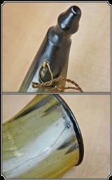 Antique Early 1800s Funnel Powder hornRJT# 3498 -$175.00 - 4 of 4