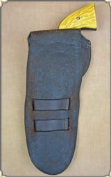 Antique Basket weave double loop holster for Colt 5 1/2 inchRJT# 3494 -$180.00 - 3 of 4