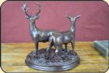 Bronze Stag and Doe - 3 of 8