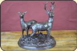 Bronze Stag and Doe - 1 of 8