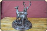 Bronze Stag and Doe - 2 of 8