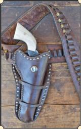 Vintage bunk house made Holster and belt - 1 of 9