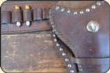 Vintage bunk house made Holster and belt - 7 of 9
