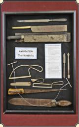 Display of Civil War amputation instruments - 1 of 3