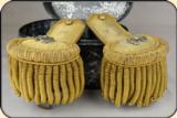 Original antique 1851 Regulations, Naval Officers gold Epaulets - 7 of 13