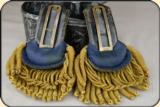 Original antique 1851 Regulations, Naval Officers gold Epaulets - 4 of 13
