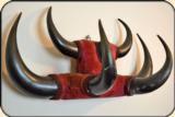 Pioneer Made Buffalo Horn Hat Rack - 5 of 9