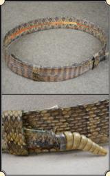 Western Diamondback Rattlesnake Hatband - 4 of 4