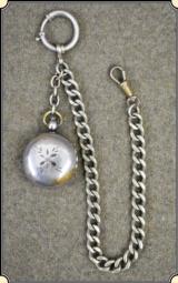 Watch chain and saloon token holder fob. - 1 of 7