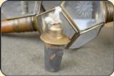 Brass Coach lamps. a pair Need some minor repair - 8 of 9