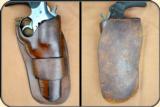 Western Loop holster for a 5 1/2 inch barreled Colt New Service Revolver - 2 of 6