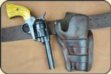 Rarest of the rare Herman H. Heiser holster for a 4 inch Colt SA Sheriffs Model - 4 of 12