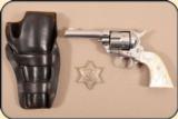 Rarest of the rare Herman H. Heiser holster for a 4 inch Colt SA Sheriffs Model - 12 of 12