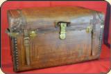 Leather Stagecoach Trunk - 3 of 17