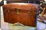 Leather Stagecoach Trunk - 1 of 17
