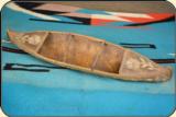 Birch Bark Canoe Hand Made Dates to the early 1900s. - 3 of 11