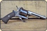 Lefaucheux Pin Fire Revolver with folding trigger - 12 of 17
