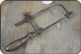 Antique Medical Surgical - Amputation saw with Wooden Handle - metacarpal bow saw - 1 of 5